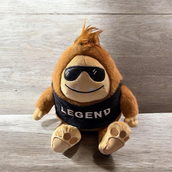 Other - Bigfoot Sasquatch Yeti Plush‎ Stuffed Toy 12 Inch Legend Sunglasses